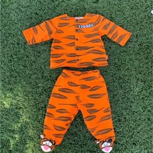 Disney Orange and Black Tigger Baby Outfit